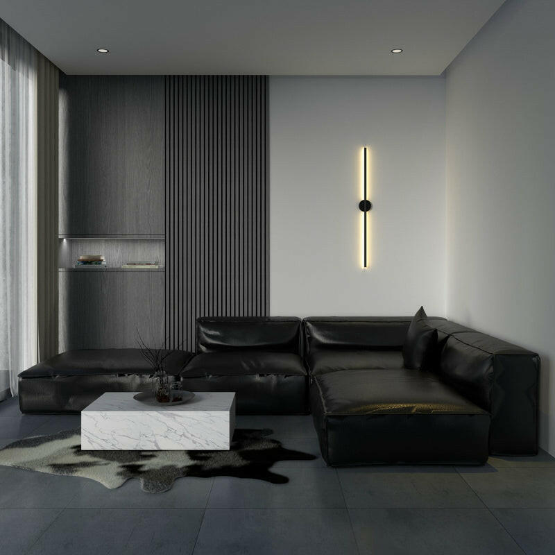 MODERN MINIMALIST ROUND WALL SCONCE - detail view