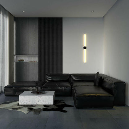 MODERN MINIMALIST ROUND WALL SCONCE - detail view