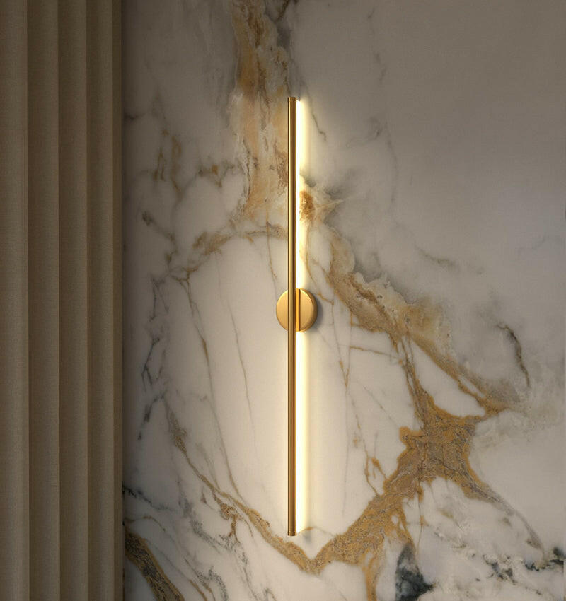 MODERN MINIMALIST ROUND WALL SCONCE - angle view