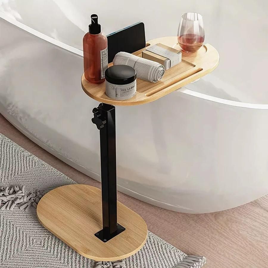 Adjustable Bamboo Bathtub Tray Table