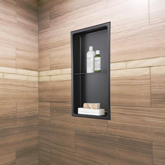 Dual Tier Shower Niche - angle view