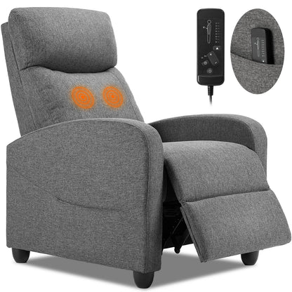 Modern Fabric Recliner Sofa - Comfort Meets Style - close-up