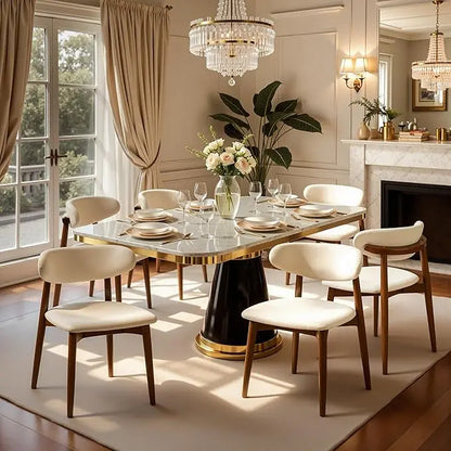 Elegant Curved Back Dining Chair - lifestyle shot