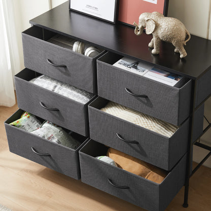modern drawer dresser - detail view