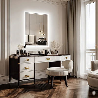 Illuminated Frameless Bathroom Mirror