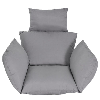 Egg Chair Cushion with Headrest - angle view