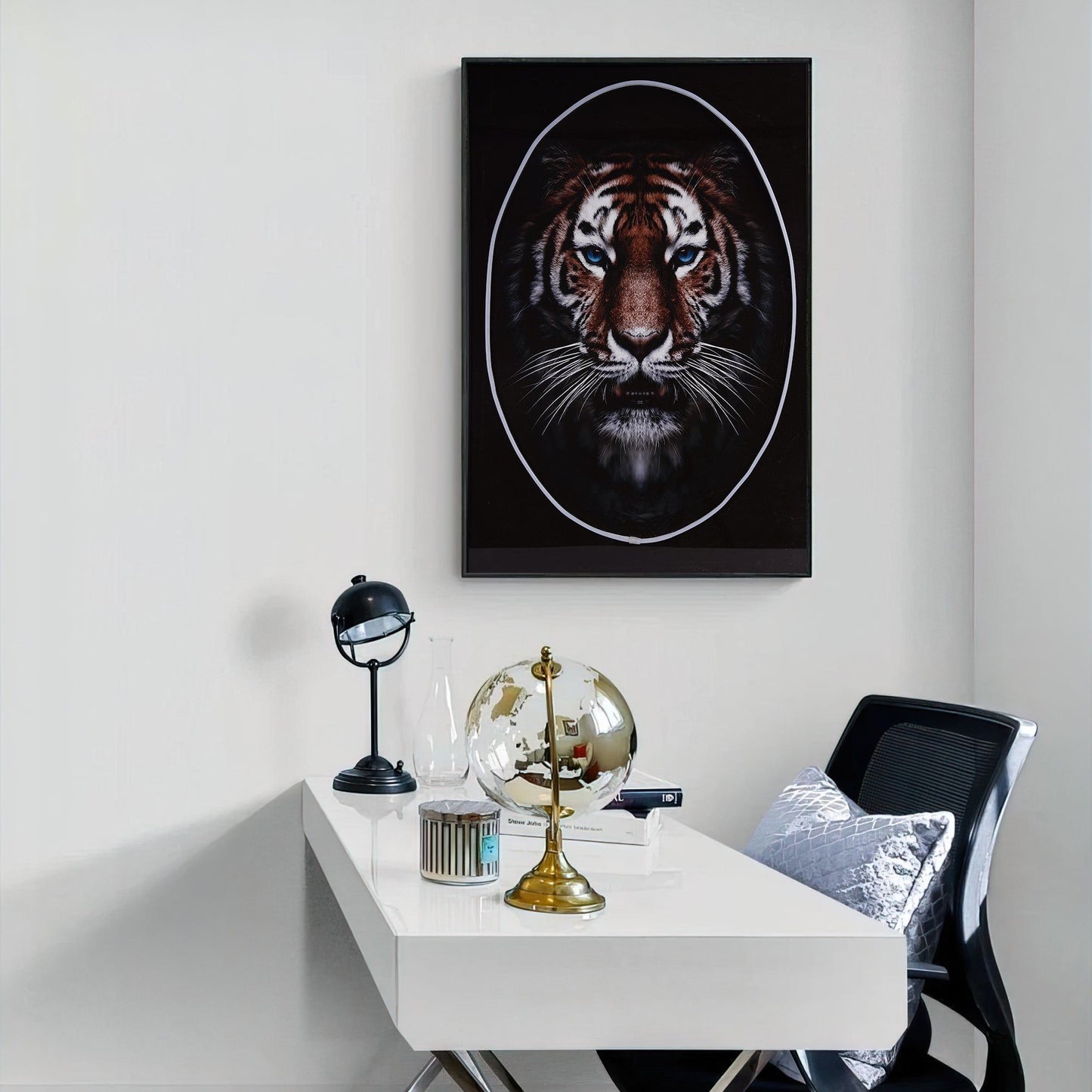 Lion Wall Art with LED Light - view 8