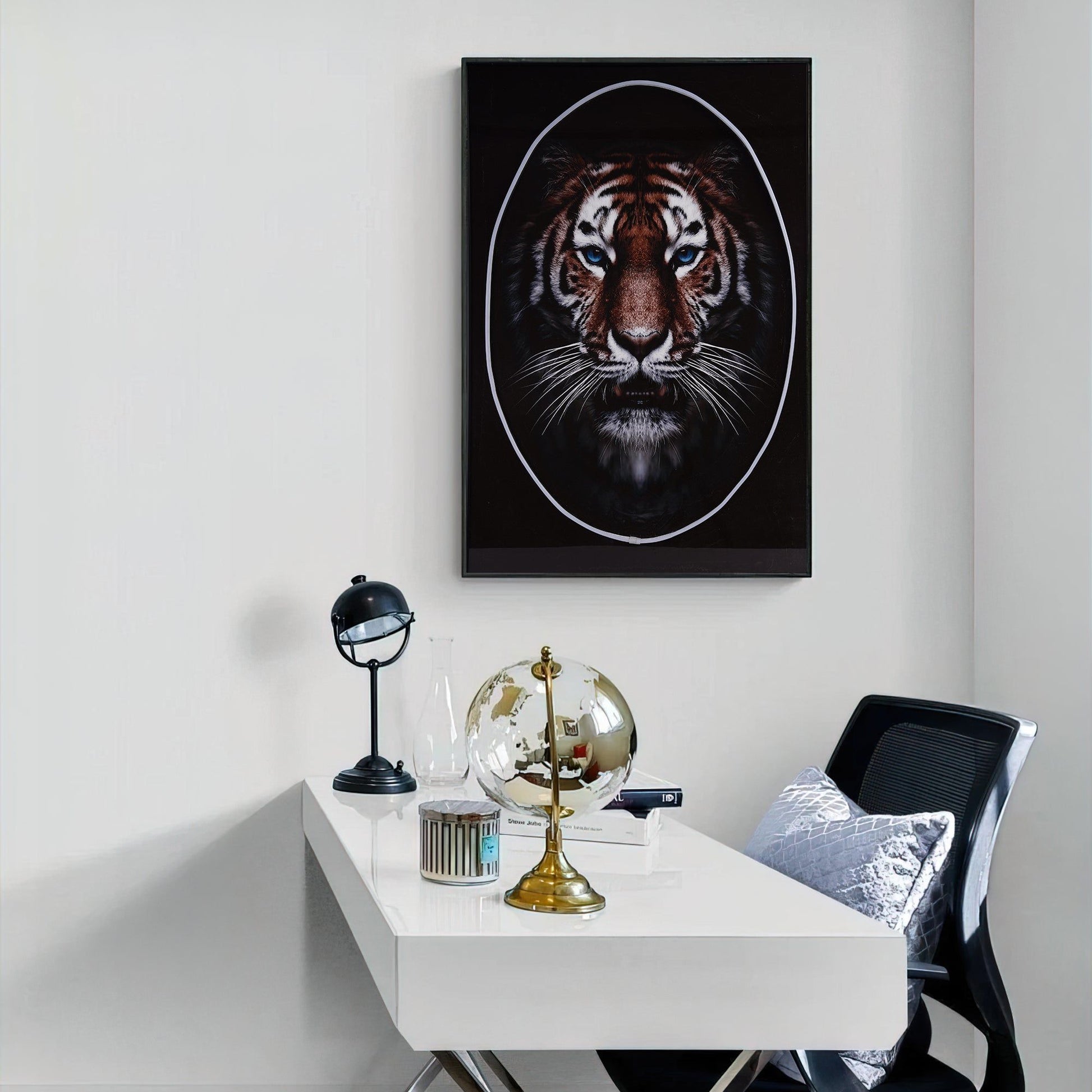 Lion Wall Art with LED Light - view 8