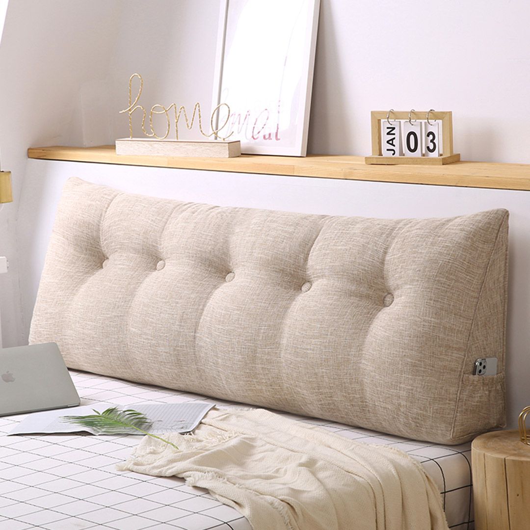 Triangular Wedge Backrest Pillow - angle view