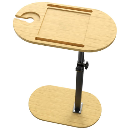 Adjustable Bamboo Bathtub Tray Table - detail view