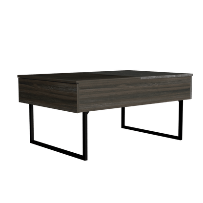 Lift-Top Coffee Table with Hidden Storage - Carbon Espresso/Onyx - lifestyle shot